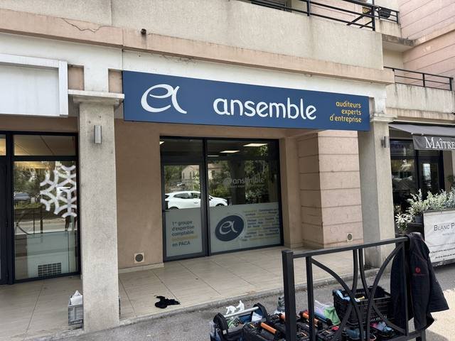 Enseigne & signalétique — Ansemble : enseigne facade cabinet expertise comptable