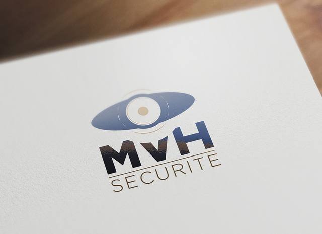 Graphisme & identité — MVH Sécurité : creation logo societe securite