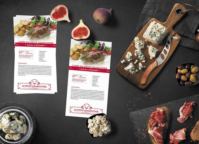 Impression grand format — Le Petit Charcutier de Monaco : fiches recettes imprimees