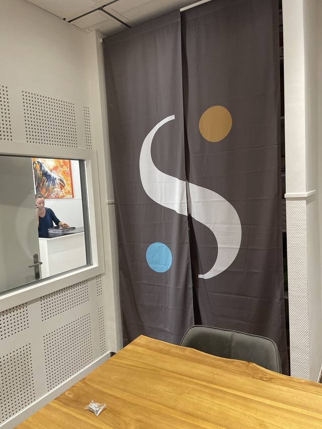 Impression grand format — Sonance Audition : habillage textile rideau decor interieur
