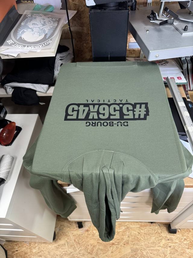 Marquage textile — Du Bourg Tactical : flocage tshirt serie tactical