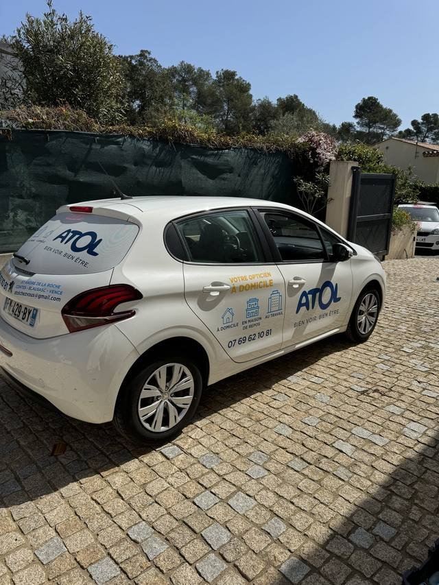 Marquage véhicule — Atol : marquage voiture opticien a domicile