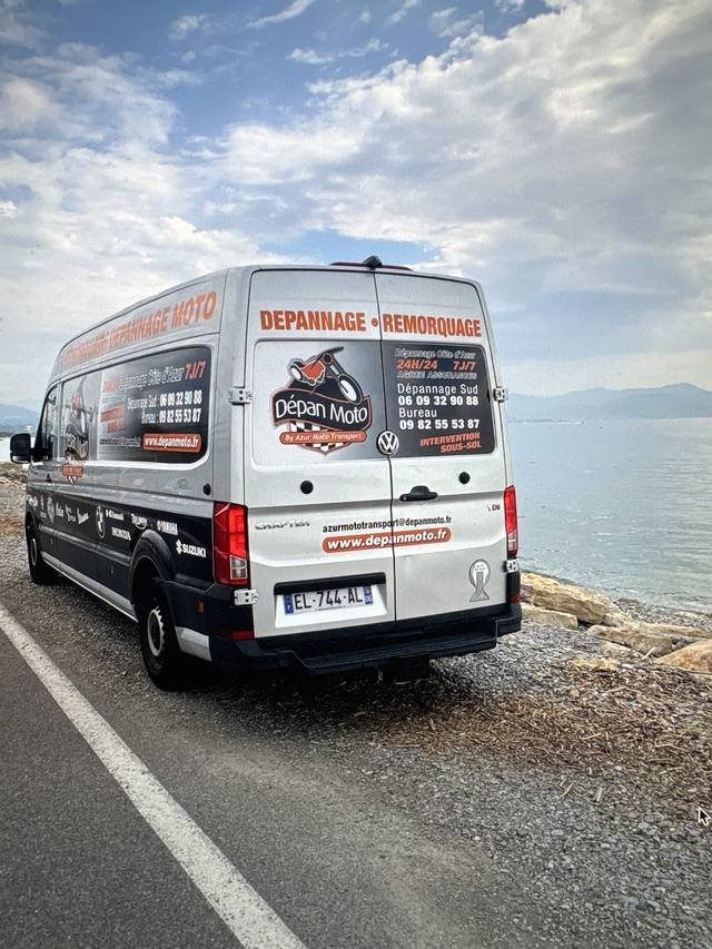 Marquage véhicule — Dépan Moto : habillage utilitaire depannage remorquage moto