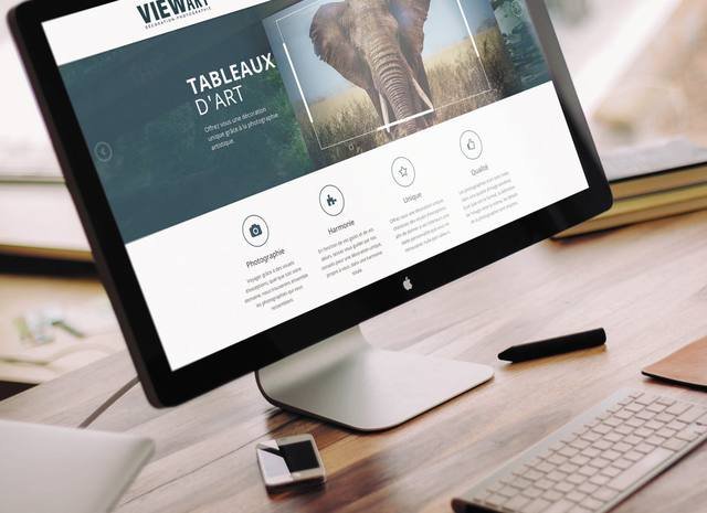 Site internet & SEO — ViewArt : creation site internet galerie tableaux art