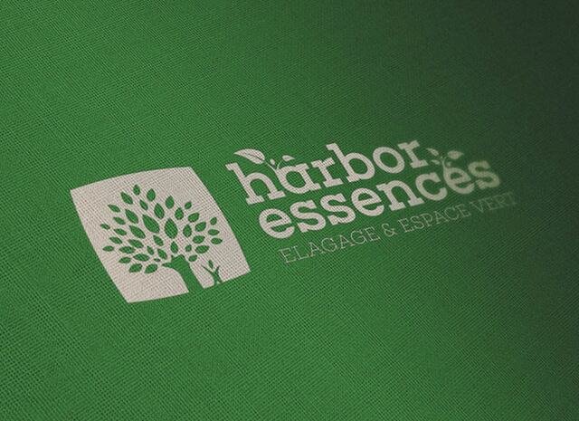 Logo Harbor Essences créé pour une entreprise d'élagage et d'espaces verts